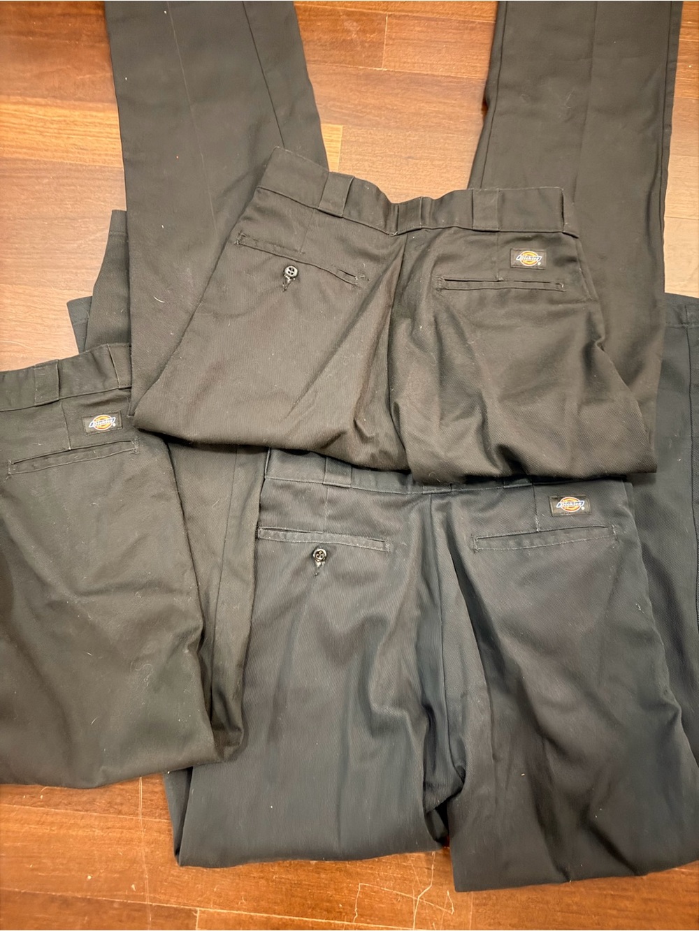 Dickies Men’s Black Work Chinos 30x32- 3-Pack